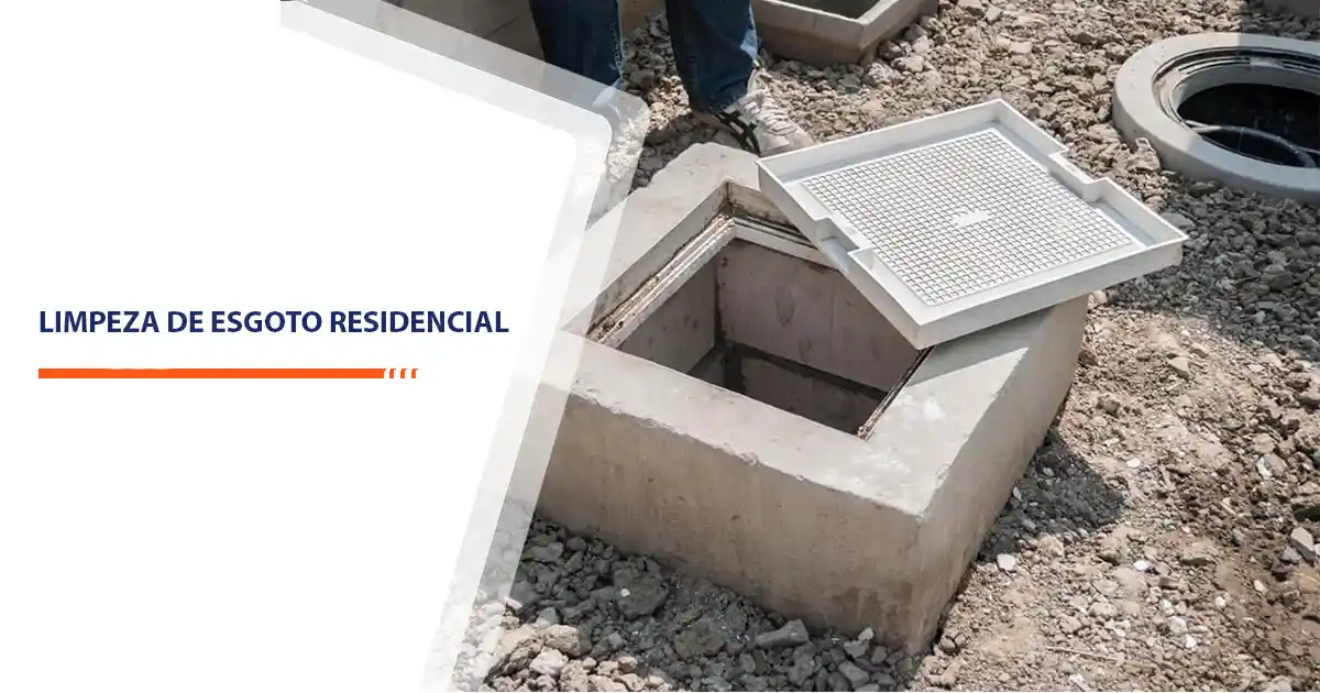 Limpeza de Esgoto Residencial